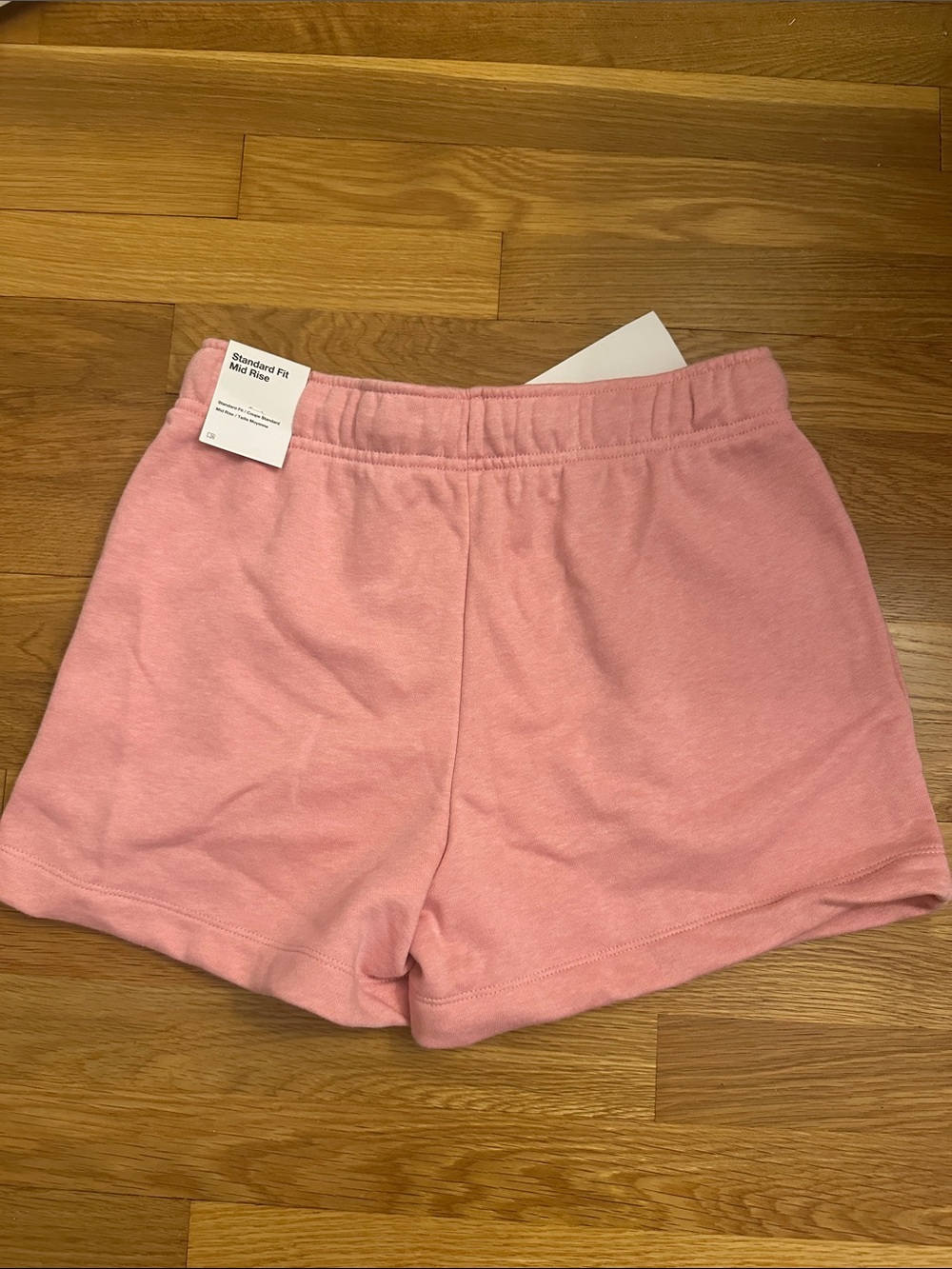 Nike Women's Light Pink Athletic Fleece Shorts - Picture 2 of 4